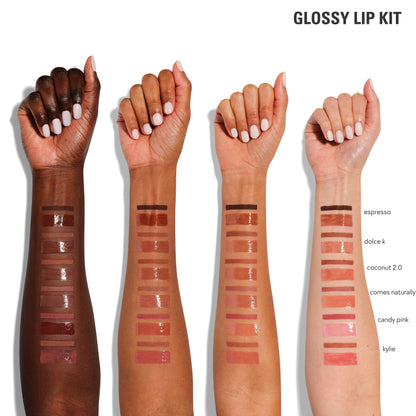 Glossy Lip Kit & Hybrid Blush Duo