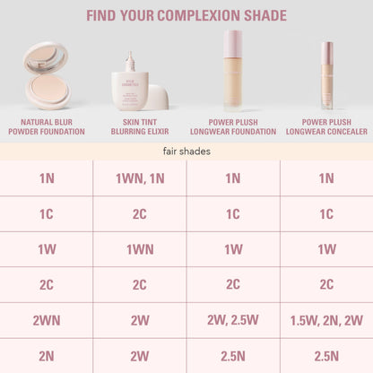 Natural Blur Powder Foundation & Skin Tint Blurring Elixir Duo