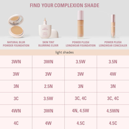 Natural Blur Powder Foundation & Skin Tint Blurring Elixir Duo